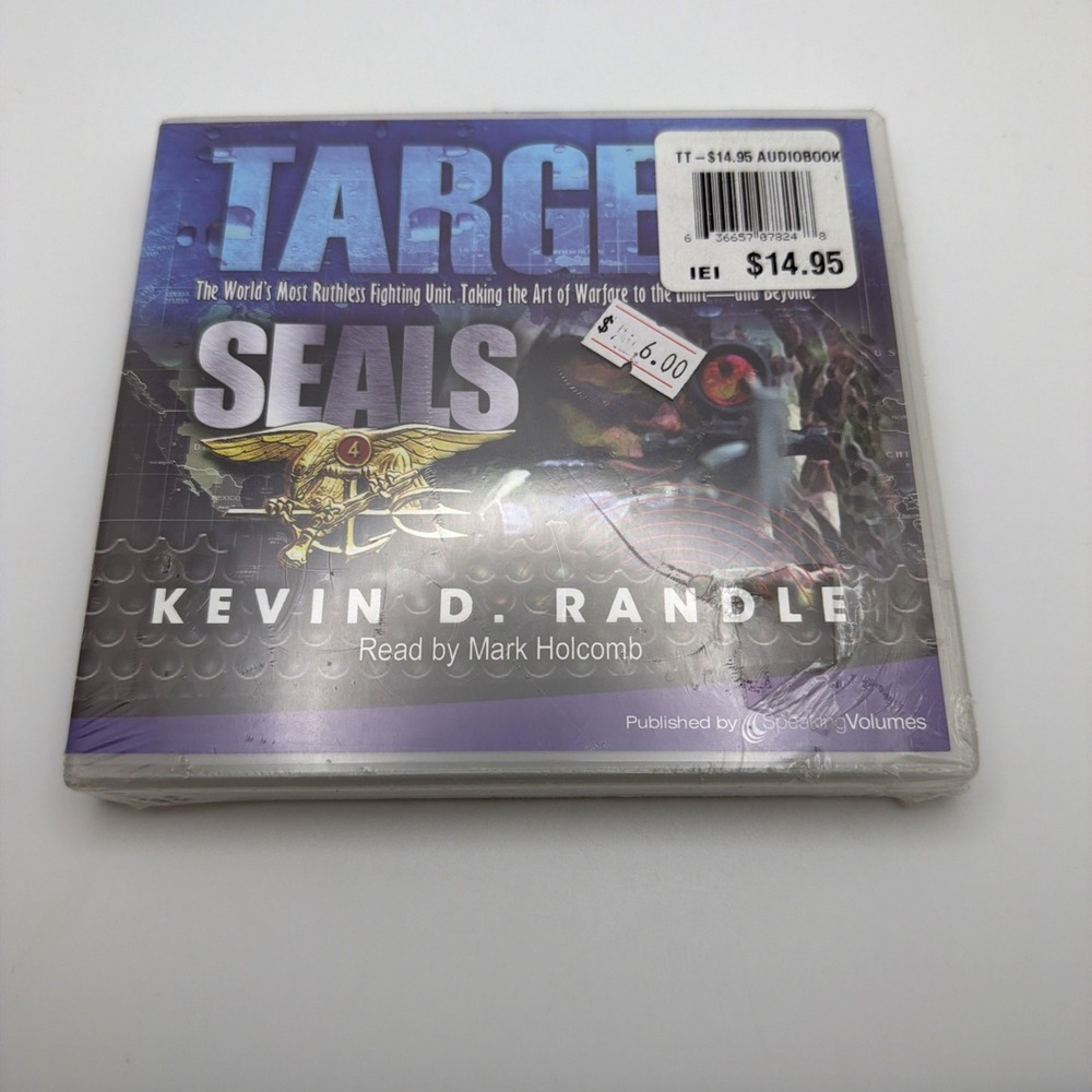 Target SEALS Kevin D Randle Audiobook 4 CD Set Unabridged Mark Holcomb Military